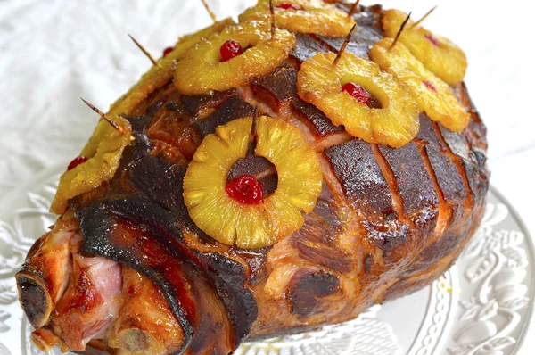 Baked ham. — Stock Photo, Image