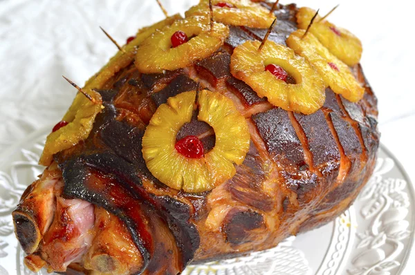 Baked ham.