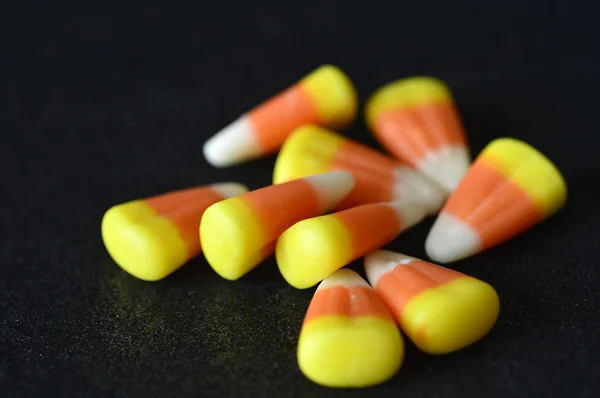 Candy corn for Halloween. — Stock Photo, Image