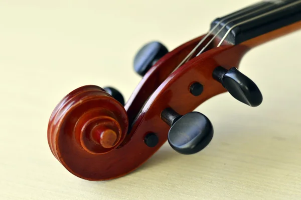 Violon instrument de musique en bois . — Photo