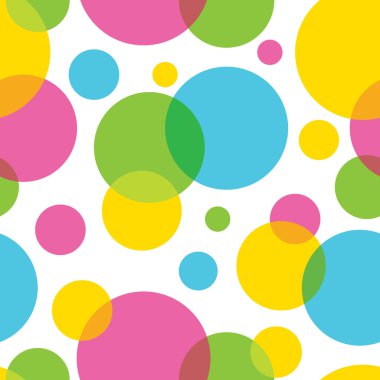Renkli Daireler seamless modeli