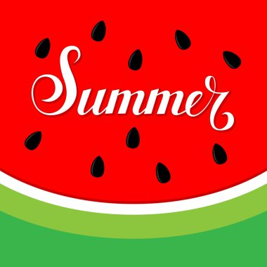 Karpuz zemin üzerine yazı yaz