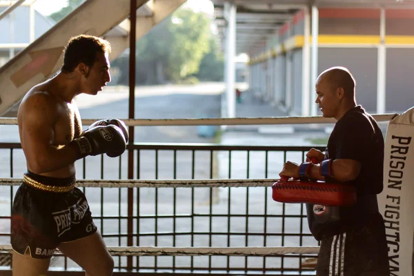 Prison Fight round 6 competitio — Stock Photo, Image