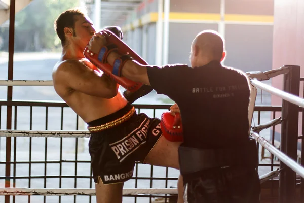 Prison Fight round 6 competitio — Stock Photo, Image