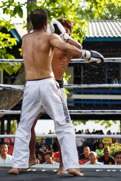 Fängelse kamp, muay thai konkurrens — Stockfoto