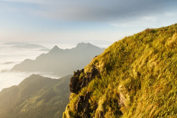 Phu Chi Fa landscape in Thailand — Stock Photo, Image