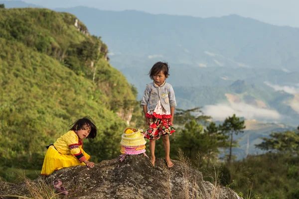 Phu Chi Fa paesaggio in Thailandia — Foto Stock