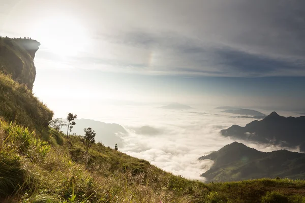 Phu Chi Fa landskap i Thailand — Stockfoto