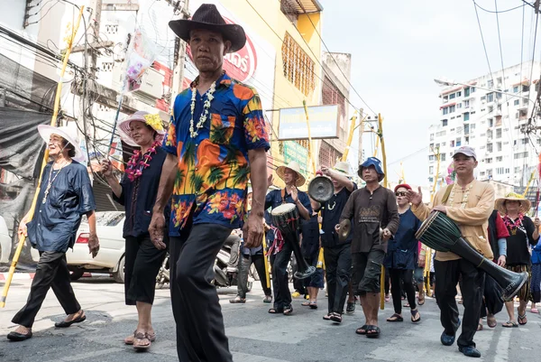 Jährliches Wasserfest in Thailand — Stockfoto