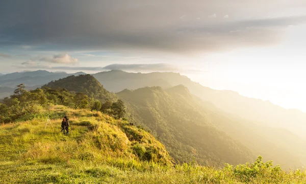 Phu Chi Fa landscape in Thailand — Stock Photo, Image