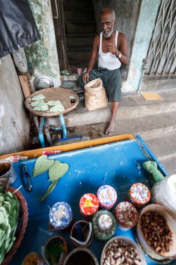 yangon şehirde sokak yaşam