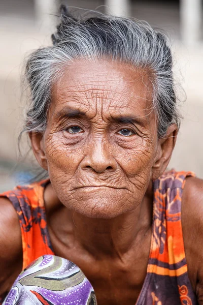 Street Life in Yangon city — Stock Photo, Image