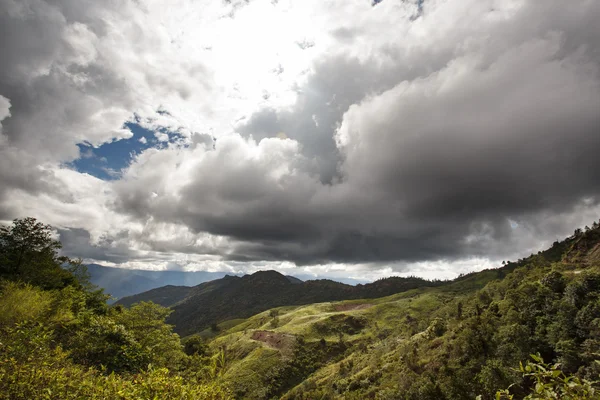 Mountain landscape in Myanmar — Stock Photo, Image