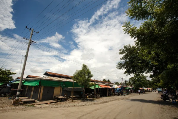 Köy Merkezi Görünümü Myanmar