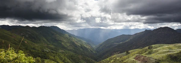 Horská krajina v Myanmaru — Stock fotografie