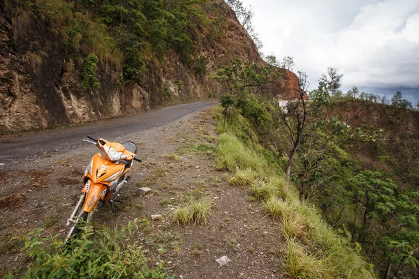 Paisaje de montaña en Myanmar — Foto de Stock