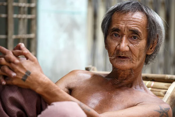 Street Life en la ciudad de Yangon — Foto de Stock