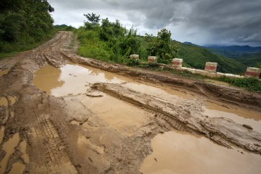 Toprak yol Myanmar