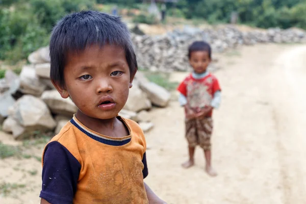 Bambini locali in Myanmar — Foto Stock