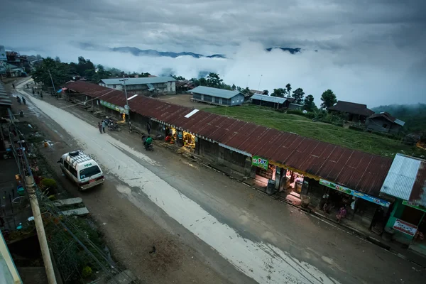 Tedim Town v Myanmaru — Stock fotografie