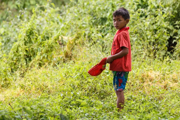 Local Boy in Myanmar — Stock Photo, Image