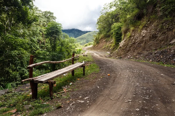 Estrada da sujeira em Myanmar — Fotografia de Stock