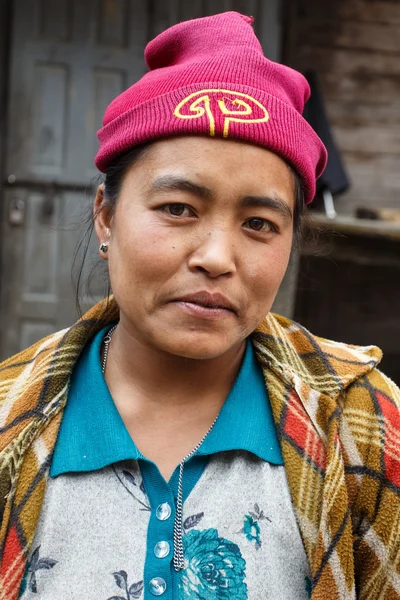 Femme locale au Myanmar Image En Vente