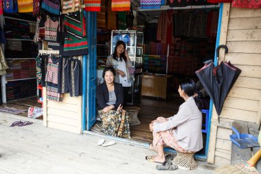 Hakha kent merkezine çene devlet, Myanmar