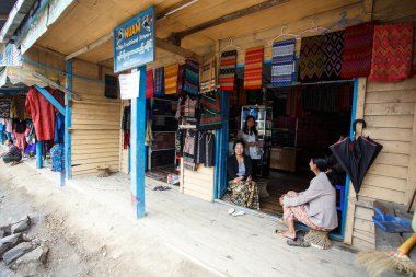 Hakha kent merkezine çene devlet, Myanmar