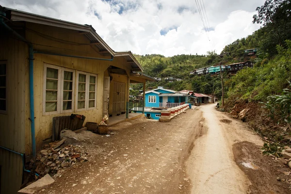 Falam town in Myanmar — Stock Photo, Image