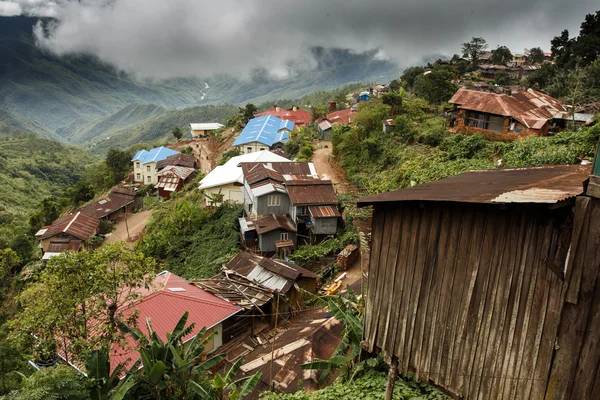 Falam stad i Myanmar — Stockfoto