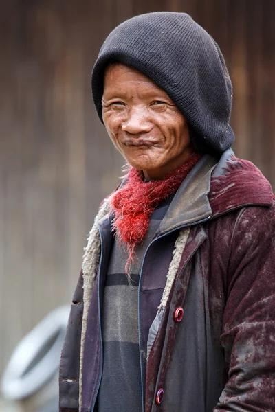 Yerel adam çene devlet, Myanmar — Stok fotoğraf