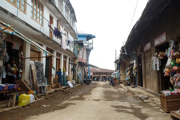 Falam town in Myanmar — Stock Photo, Image