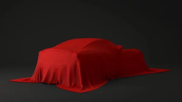 Presentation of the red sport car Stock Photo