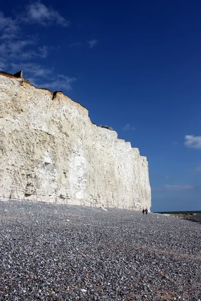 Pláž Gap na Birling nedaleko Eastbourne — Stock fotografie