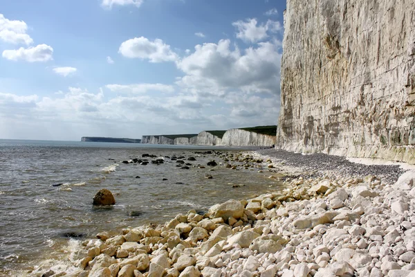 Σκηνή παραλίας Birling χάσμα, East Sussex — Φωτογραφία Αρχείου