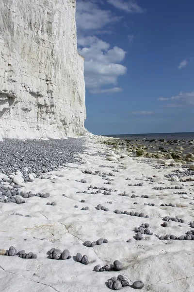 Ner stranden vid Birling Gap, East Sussex — Stockfoto