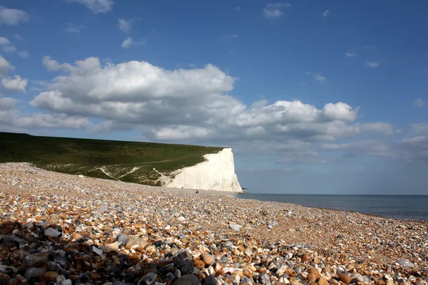 イーストサセックスの Cuckmere ビーチ — ストック写真