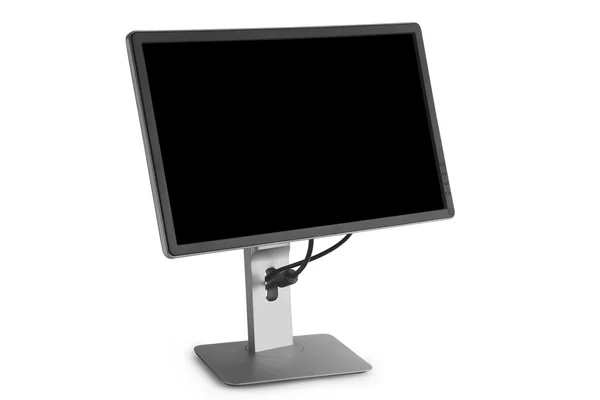 Monitor com tela preta — Fotografia de Stock