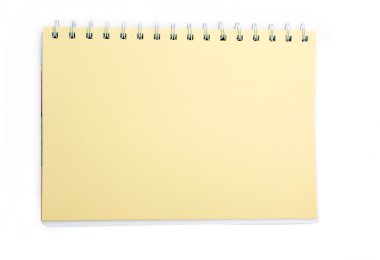 bir sarmal içinde sarı defter