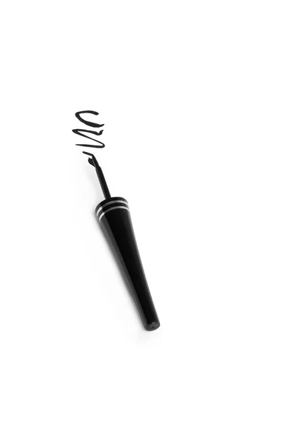 Brush for eyeliner with wavy line — Stock Photo, Image