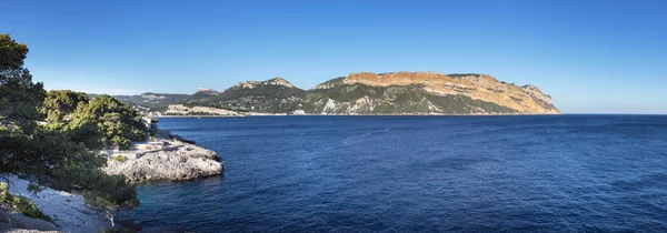 Panorama z Calanques Cassis — Zdjęcie stockowe