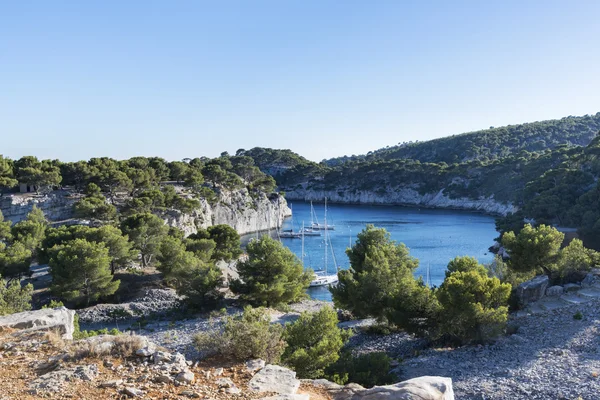 Landscape view on calanques in Cassis — Stock Photo, Image