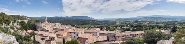 Panoramatický pohled ze Saint Saturnin d Apt, Provence, — Stock fotografie