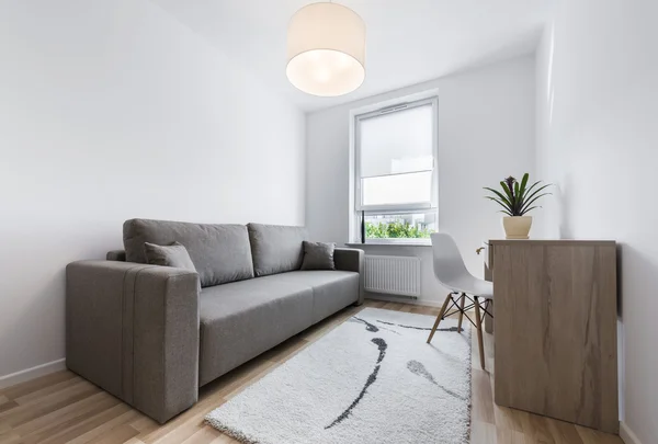 Compact, moderne interieur kamer slapen — Stockfoto