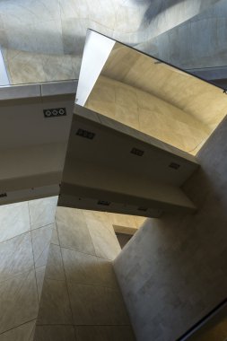 Polonya tarihi Müzesi fütüristik kasada Yahudilerin Varşova.