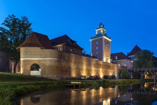 Castillo gótico medieval en Lidzbark Warminski, Polonia — Foto de Stock