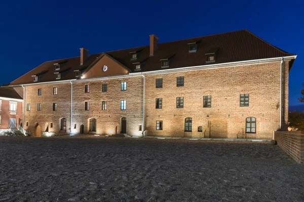 Patio del castillo gótico medieval en Lidzbark Warminski — Foto de Stock