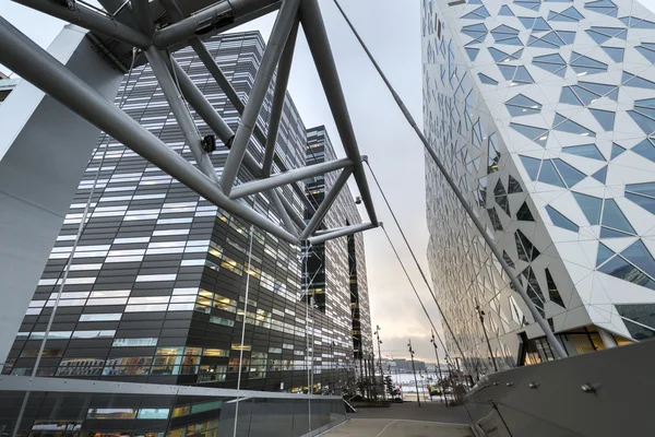 Oslo şehir merkezinde modern mimari — Stok fotoğraf