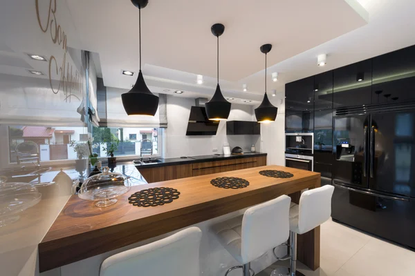 Modern kitchen interior design — Stock Photo, Image